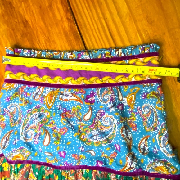 Bohemian Paisley Maxi Skirt - Multicolor - Picture 10 of 11